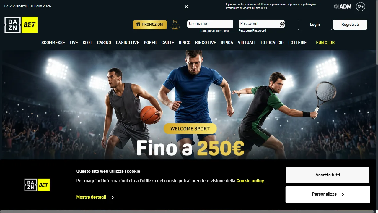 Captura oficial de la app de DAZN Bet en la App Store española