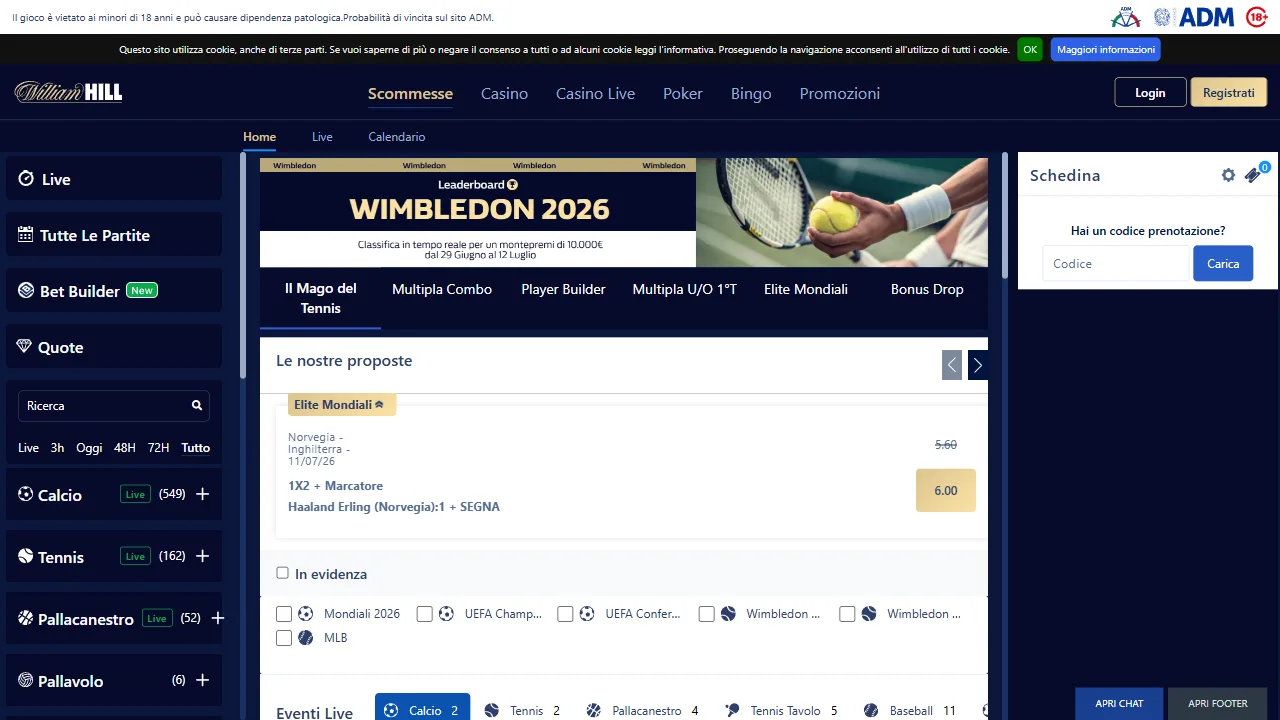 Captura oficial de la app de William Hill en la App Store española